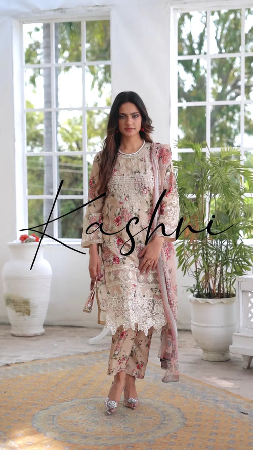 Ready to Wear Stitched Dress Viscos digital  print 3pc WITH  Shafoon DUPPATA