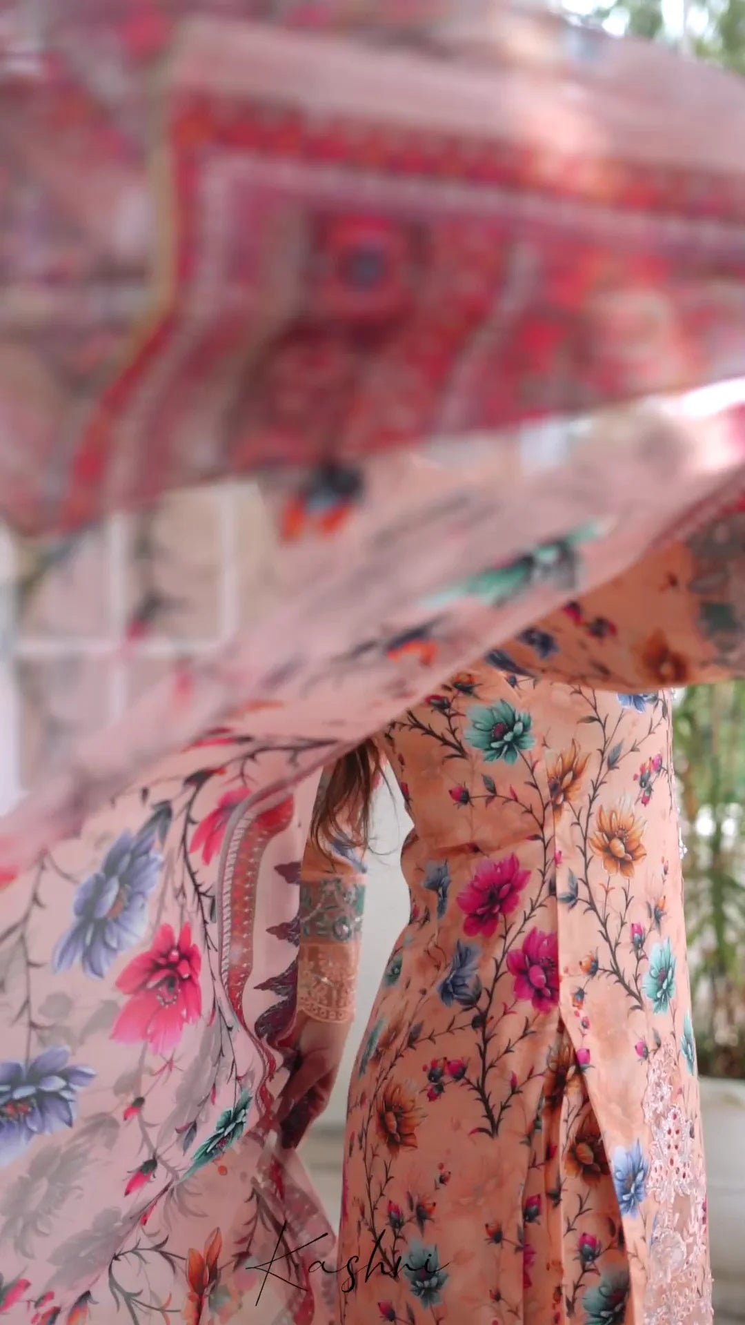 Ready to Wear Stitched Dress Viscos digital  print 3pc WITH  Shafoon DUPPATA