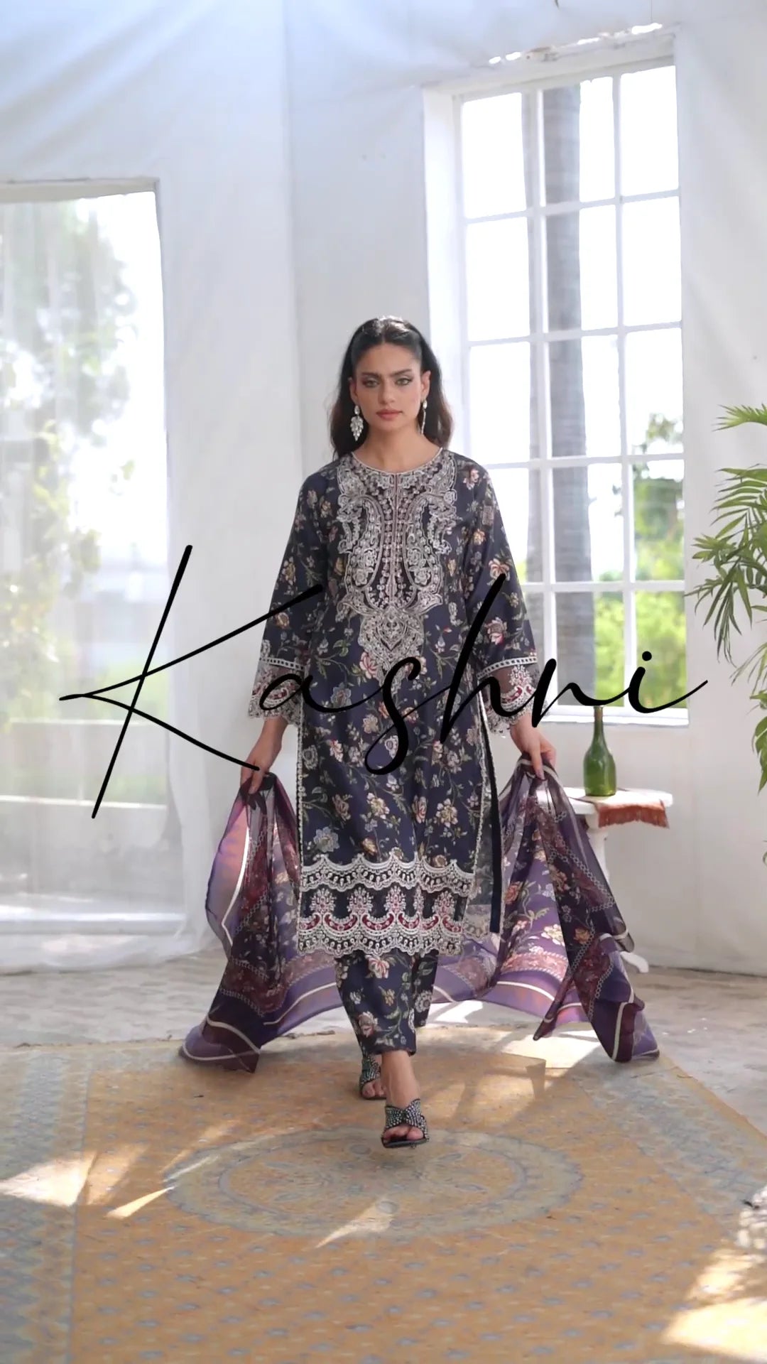 Ready to Wear Stitched Dress Viscos digital  print 3pc WITH  Shafoon DUPPATA