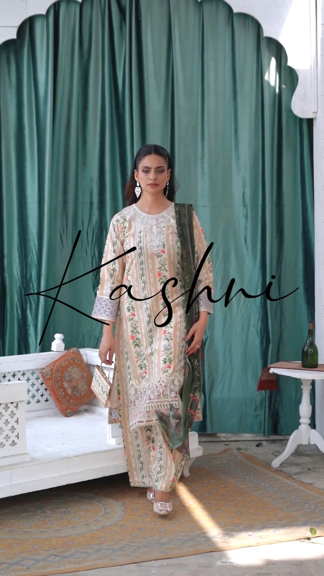 Ready to Wear Stitched Dress Viscos digital  print 3pc WITH  Shafoon DUPPATA