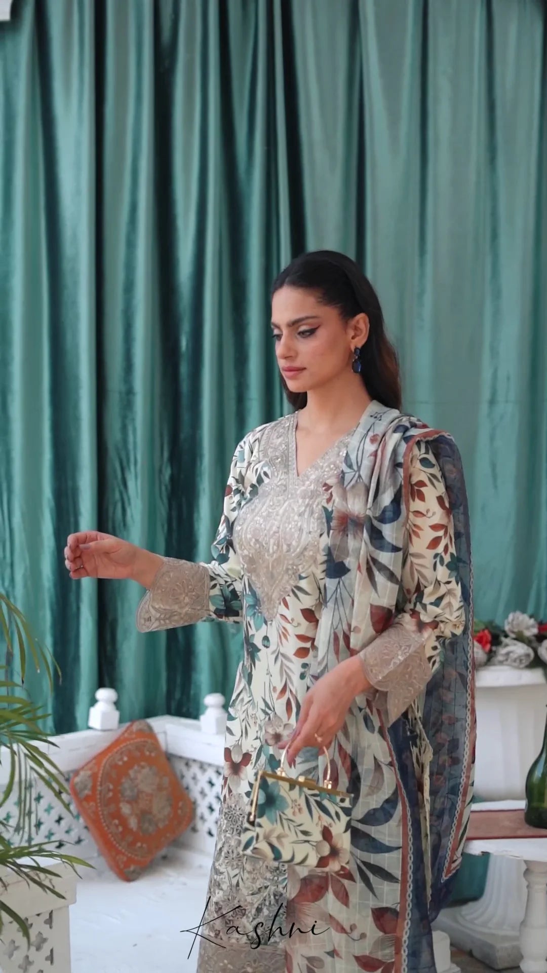 Ready to Wear Stitched Dress Viscos digital  print 3pc WITH  Shafoon DUPPATA