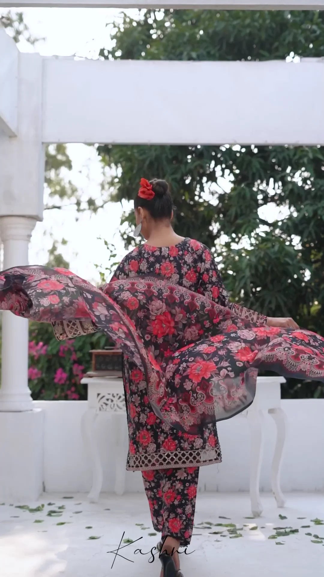 Ready to Wear Stitched Dress Viscos digital  print 3pc WITH  Shafoon DUPPATA